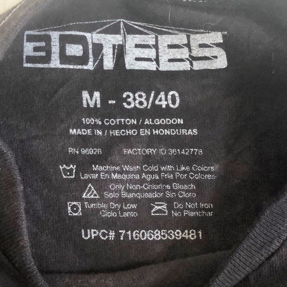 3-D TEES Distressed Boho Hippie Artsy Dog Love Tee - Picture 4 of 8